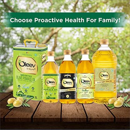 Oleev Olive Pomace Oil for Everyday Cooking, 3L TIN
