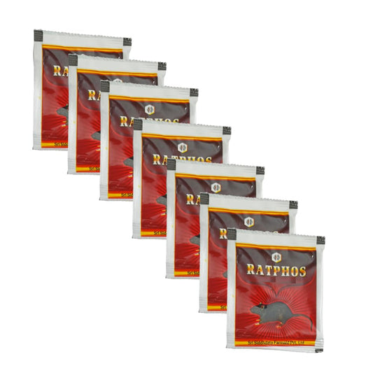 Rat Killer Zinc Phosphide Powder | Make Your Home Rats & Rodent Free| 10Gx7