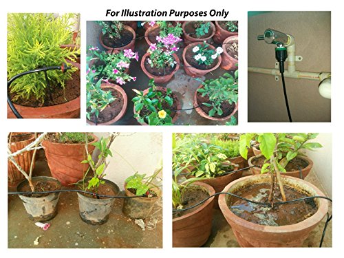 पिनोलेक्स ड्रिप इरिगेशन गार्डनर्स माइक्रो ड्रिप किट केवल 20 पॉट DIY के लिए
