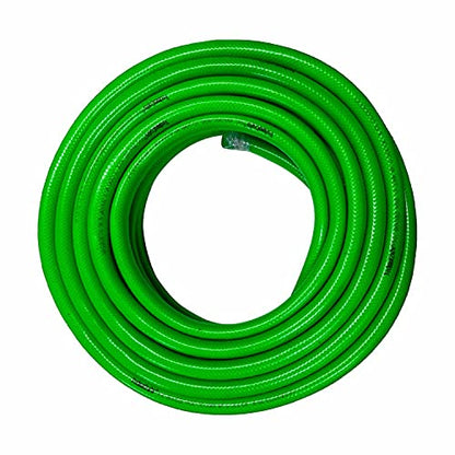 TechnoCrafts PVC Braided Water Hose Pipe 30 Meter (100 feet) 3/4" (0.75 Inch or 20mm) Bore Size - 3 Layered Hose Pipe with Tap Connector & Butterfly Clamps