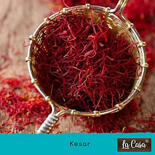 La Casa Super Negin Saffron | Combo Pack of 2 | Super Negin | Original Kesar | Premium A++ Grade Keshar | for Biryani/Milk | Purest Finest Zafran Threads | 5gm X 2 |