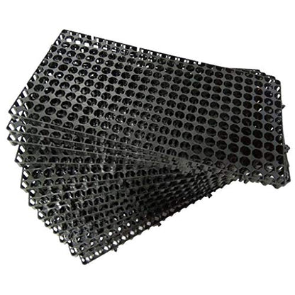 TrustBasket Heavy Duty Thickness Drain Cells (20 mm) - Set of 12 for Terrace/Kitchen Garden, Outdoor, | Heavy Duty Highly Durable Polypropylene Water Drain Cells