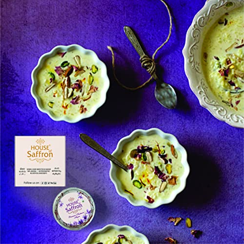 House of Saffron 5grams Kashmir Saffron Kesar- 5g (5packs of 1g)