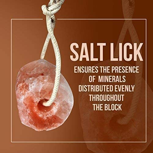 Malowal® Himalayan Rock Salt Animal Licks 2 kg for Horses, Deer, Goats, Cattle,Rabbits & Livestock - Pack of 3