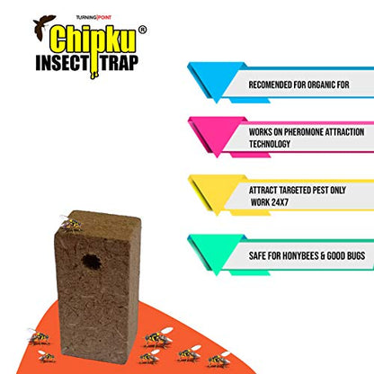 Chipku Fruit Fly Lure for mango, sapota, gauva, ( bactocera Dorsalis) Pack of 50 Lures