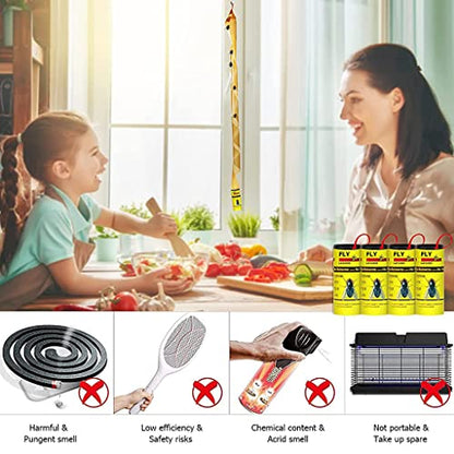 replace fly repellent with fly trap rolls