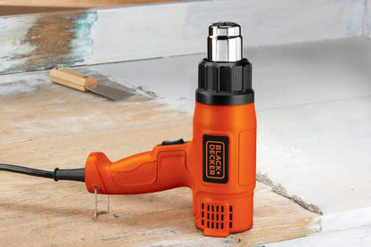 Black + Decker KX1800 1800 W Dual Temperature 2 Speed Heat Gun | Corded Electric | (Orange and Black)
