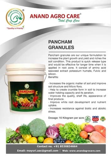 Pancham Granules (Zyme Granules) Unique Formulation to Increase Plant Growth and Yield