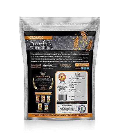 P Mark Black Wheat Flour 1KG+ Free Sooji 200 gm