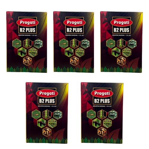 Pragati® B2 Plus Beauveria Bassiana 1.15% W.P (5 KG) Biological Insect Control Termites, Thrips, Whiteflies, Aphids, Mites, and Grubs| 100% Organic | Free from Toxic Chemical (5)