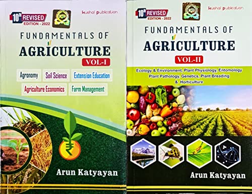 Fundamentals of Agriculture - Volume 1 and 2 - 10th Ed./2022-23 - Set of 2 Books (English Edition)