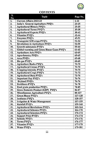 33 YEARS GOVT JOBS PYQ's On General Agriculture & Current Affairs By Dr P D Chaudhary