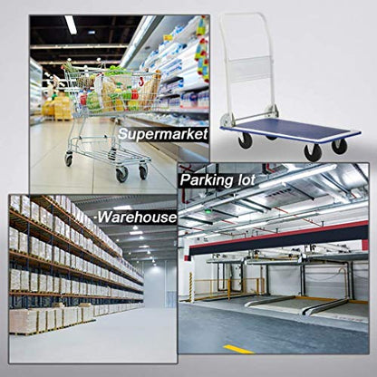 Bigapple WH1-metal 300 Heavy Weight King Metal Trolley, 300 kg Capcity (Blue)