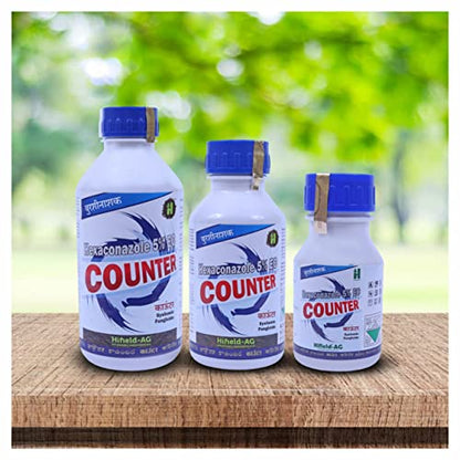 Counter - 1 LTR (Hexaconazole 5% EC) for Control of Powdery Mildew.