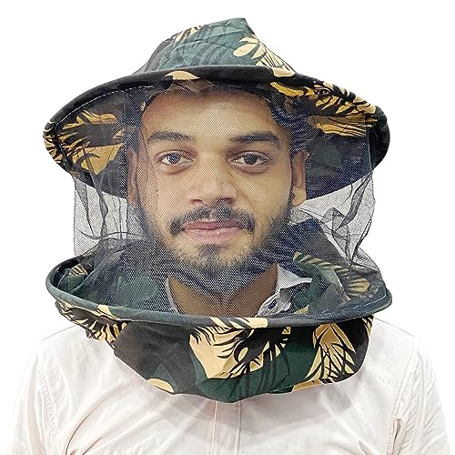 Hi-tech Natural Products (India)ltd. Bee Veil (White, Army) - Combo of 2