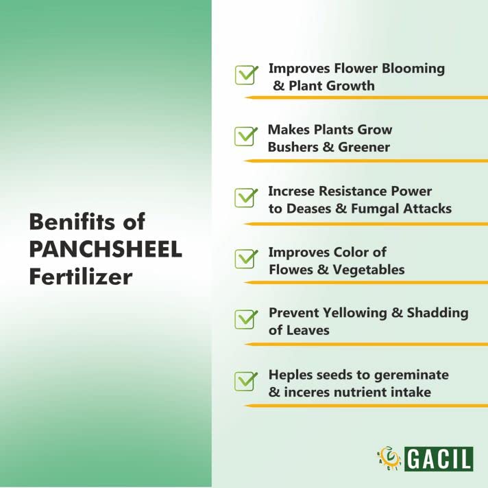 PANCHSHEEL Organic Essential Seaweed Extract Fertilizer Liquid For Flower Plants 500ml