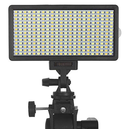 Osaka Bi-Color Dimmable LED Video Light OS-LED-308 Pocket LED Slim for All DSLR Video Cameras YouTube Video tiktok Photography Shooting with F750 Battery 8000 mAh and Fast Charger
