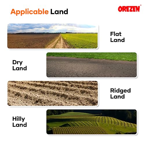OREZEN Agricultural Manual Seeder | 12 Teeth Seeder | Hand Push Type Seed Machinery | Seed Drill | Seed Planting