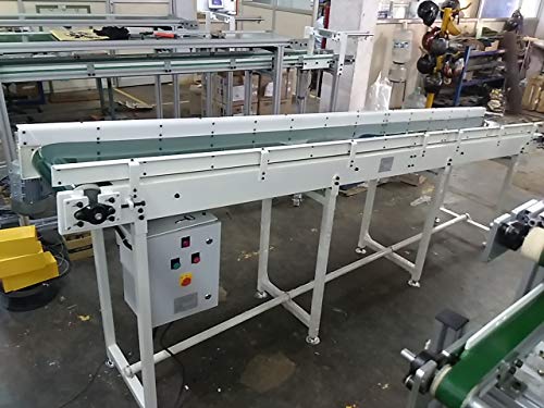 IICPL Belt Conveyor with MS Powder Coated -3200L x 400W (Belt Width) x 900H (CREAM)