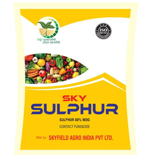 GROIIGO Sky Sulphur 80% WDG Fungicide Salt for Plants Growth/Organic Fertilizer