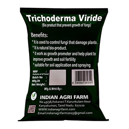 Iagrifarm Trichoderma Viride Powder - 5 Kg with (2 x 10^8 CFU per Gram) / to Control Fungui and Bacteria that Damage Crops