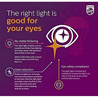 Philips Stellar Bright 10W B22 LED T-Bulb,Cool Day Light , Pack of 3