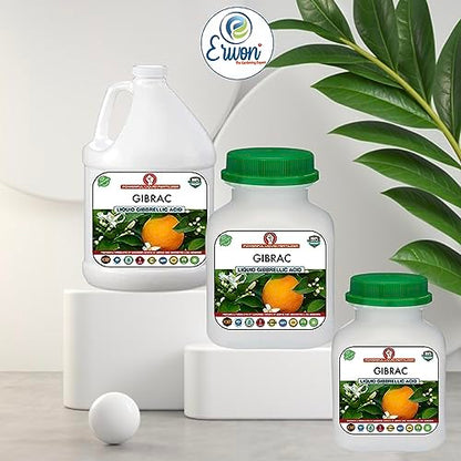 Erwon® Gibrac, Liquid Gibberellic acid Fertilizer for better growth of plants, fruits and vegetables. (500 ml)