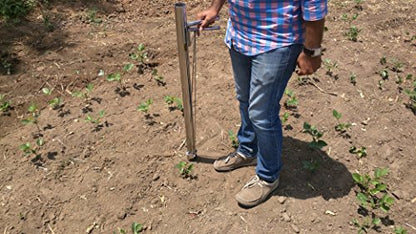 Hectare Vegetable Transplanter + Flowers and Bud Transplanter |Stainless Steel Material|