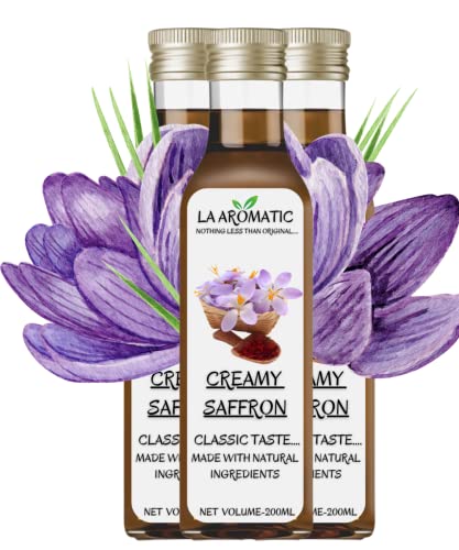 La Aromatic Exotic Blend Creamy Saffron/Mocktail Syrups-200ml /Sampler Pack
