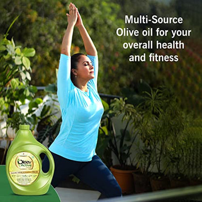 Oleev Active, with Goodness of Olive Oil Jar, 5L Jar