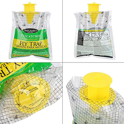 How to use fly catcher bag