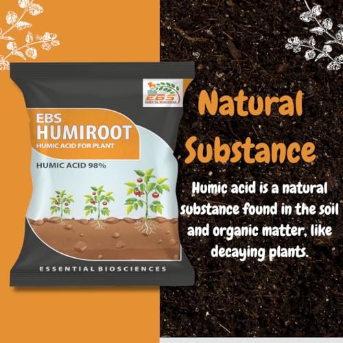 EBS Humiroot Humic Acid | 9KG 500Gram | पौधों और घरेलू उद्यान के लिए