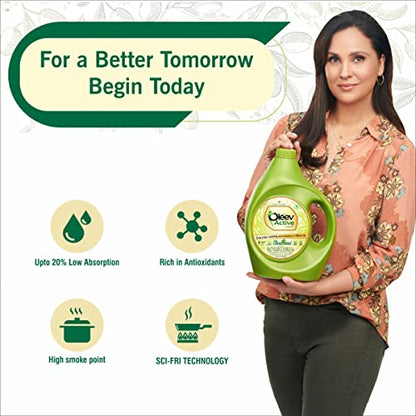 Oleev Active, with Goodness of Olive Oil Jar, 5L Jar