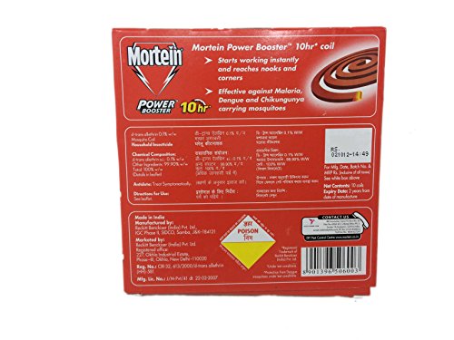 Mortein Power Booster Mosquito Coil - 10 Pieces