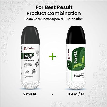 Kay Bee Pesto Raze Cotton Special | Safe and Effective Pest Control | Organic Pest Control for Plants - 1 litre