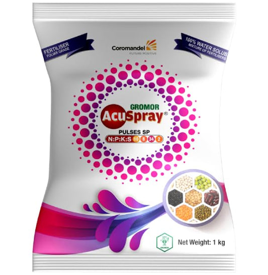 Coromandel Gromor Acuspray Pulses sp N:P:K:S 10-8-34-2 1KG