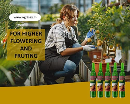 AGRINEX CORPORATION Gibberellic Power (0.1%)/ Vegetable special/Banana-tomato special/Plant growth booster/Plant hormone/Plant growth hormone (GIBBERELLIC POWER).,10mlX5 ampule (50ml) Pack Of 2