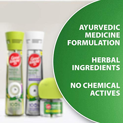Good Knight Naturals Neem Liquid Vapouriser Mosquito Repellent | Combo Pack Machine + Pack of 3 Refills | 100% Natural Active Ingredients (Safe for Kids and Adults)