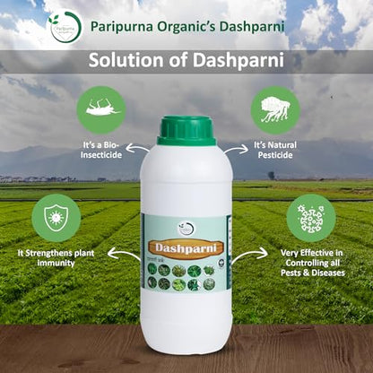 Paripurna Organics Dashparni Ark For Plant Fertilizer 1 Litre | Agricultural Sprayers Use for Plant All Kind of Plant