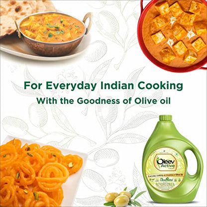 Oleev Active, with Goodness of Olive Oil Jar, 5L Jar