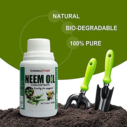Chipku Pure Cold Pressed Water-Soluble Neem Oil for Spray on Plants and Garden (100 ml)…