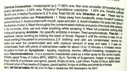 Revange Imidacloprid 17.8% SL Insecticide for Plants (100ml) | KUL