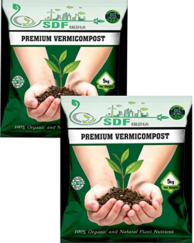 SDF India SDF India Primium Quality Vermicompost for Plants ( 10KG)