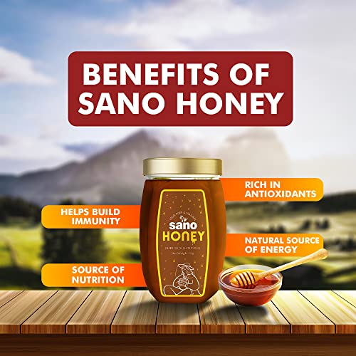 Sano Pure Honey 1 Kg (Pack of 1)