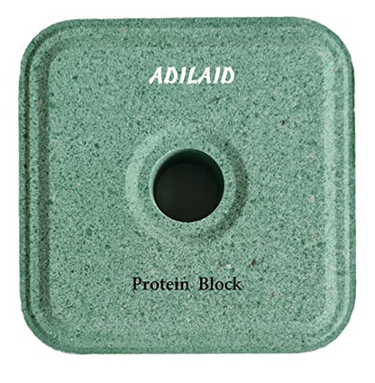 Adilaid Premium Protein Salt Block (2Kg) for Animals