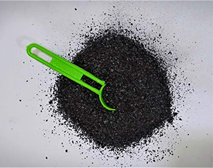 PLANTS & ROOTS HUMIC Flakes (Super Potassium Humate )/Complete Plant Nutrition/Organic Plant Food/Farming Pack/Humic Acid for Plants/Water Soluble Grade , 400 gm