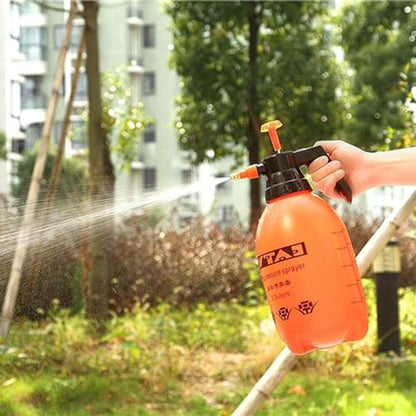 P&P BROTHERS Garden Pump Pressure Sprayer | Lawn Sprinkler | Water Mister | Spray Bottle for Herbicides, Pesticides, Fertilizers, Plants Flowers 2 Liter Capacity - Bottle Plant Water
