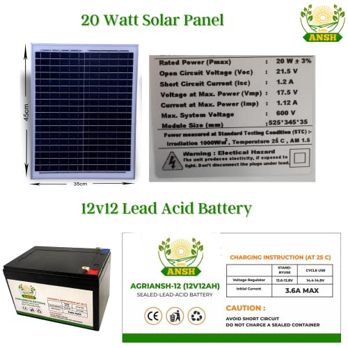 zatka machine with 20 watt solar panel