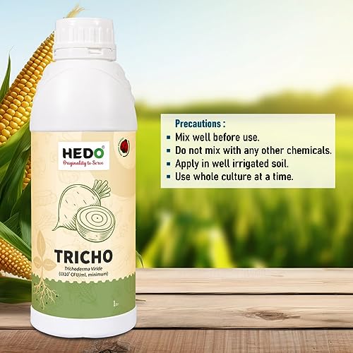HEDO ट्राइकोडर्मा विराइड लिक्विड बायो-ऑर्गेनिक (1Kg) सभी पौधों और बीजों के लिए पौधों के स्वास्थ्य और बीज अंकुरण में सुधार के लिए