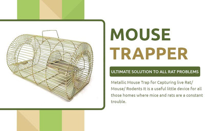 SAVI Heavy Duty Pesticide Professional Mouse Trap for Catching Many Mouses at Once. (Pack of 2)